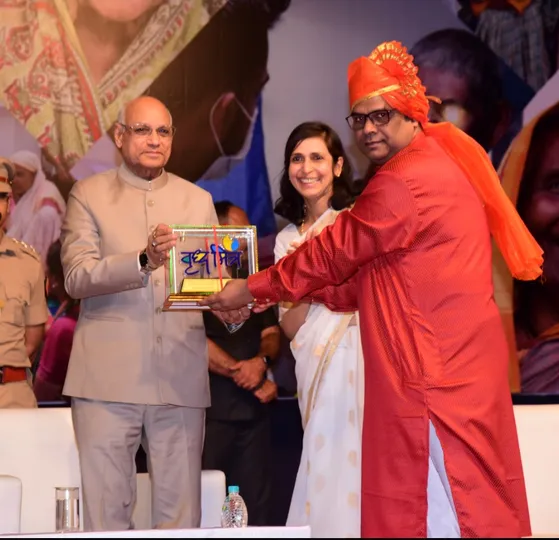 Governor attends the Pune Citywide expansion of an initiative for elderly citizens ‘Vriddha Mitra’institute